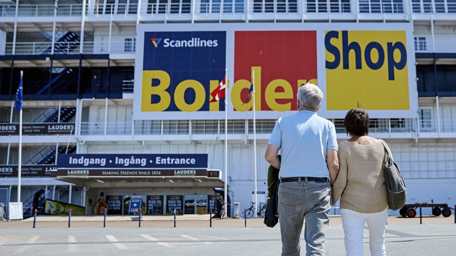 The entrance of BorderShop