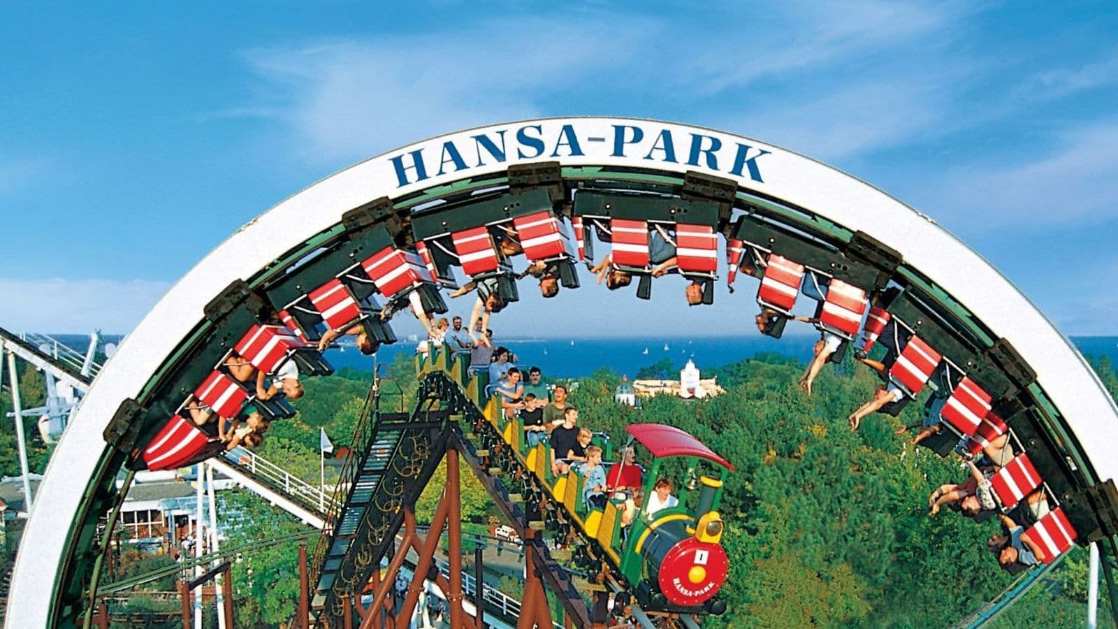 Rollercoaster in Hansa Park