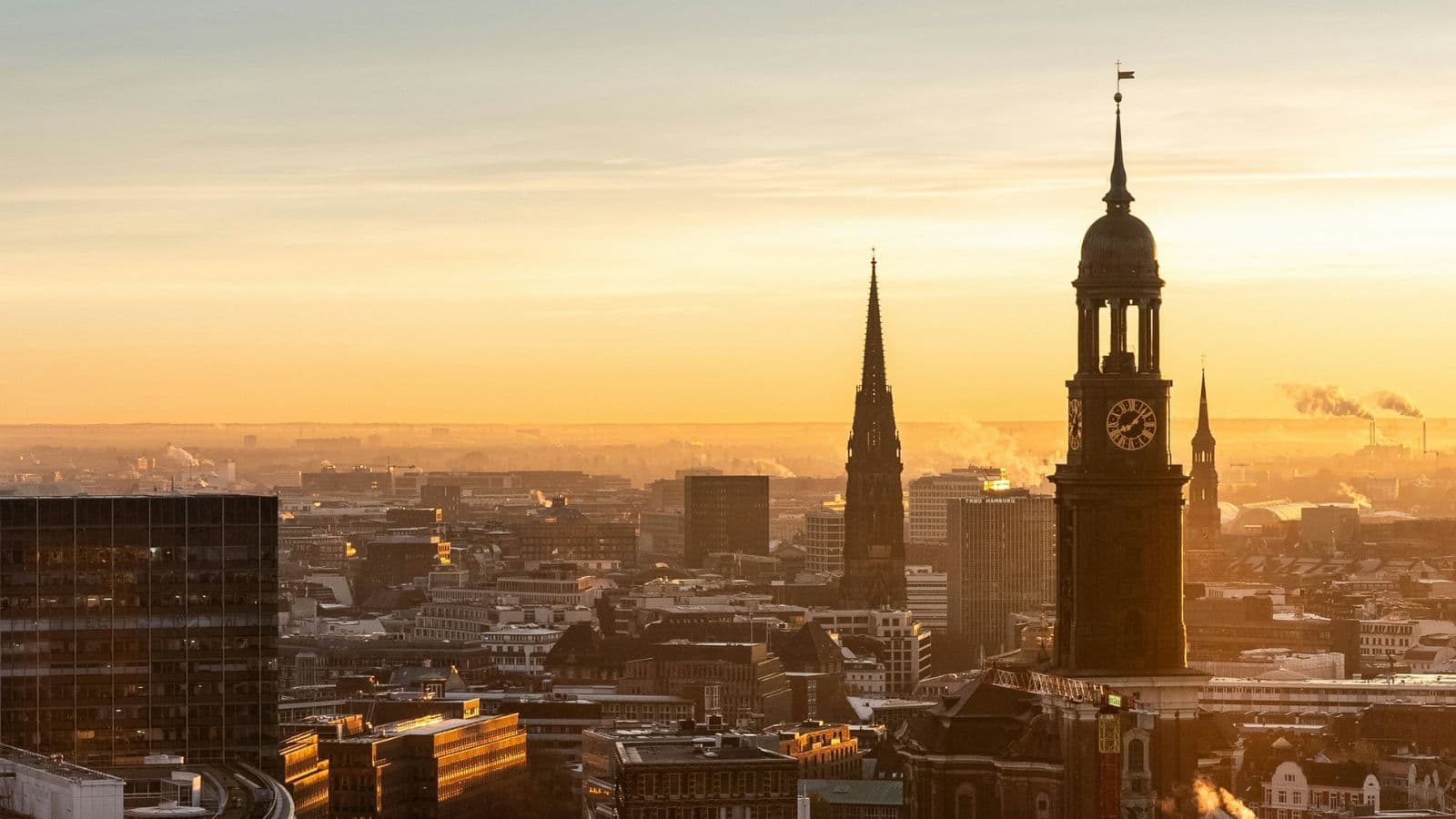 Hamborg udsigt mod Skt. Michaelis kirke